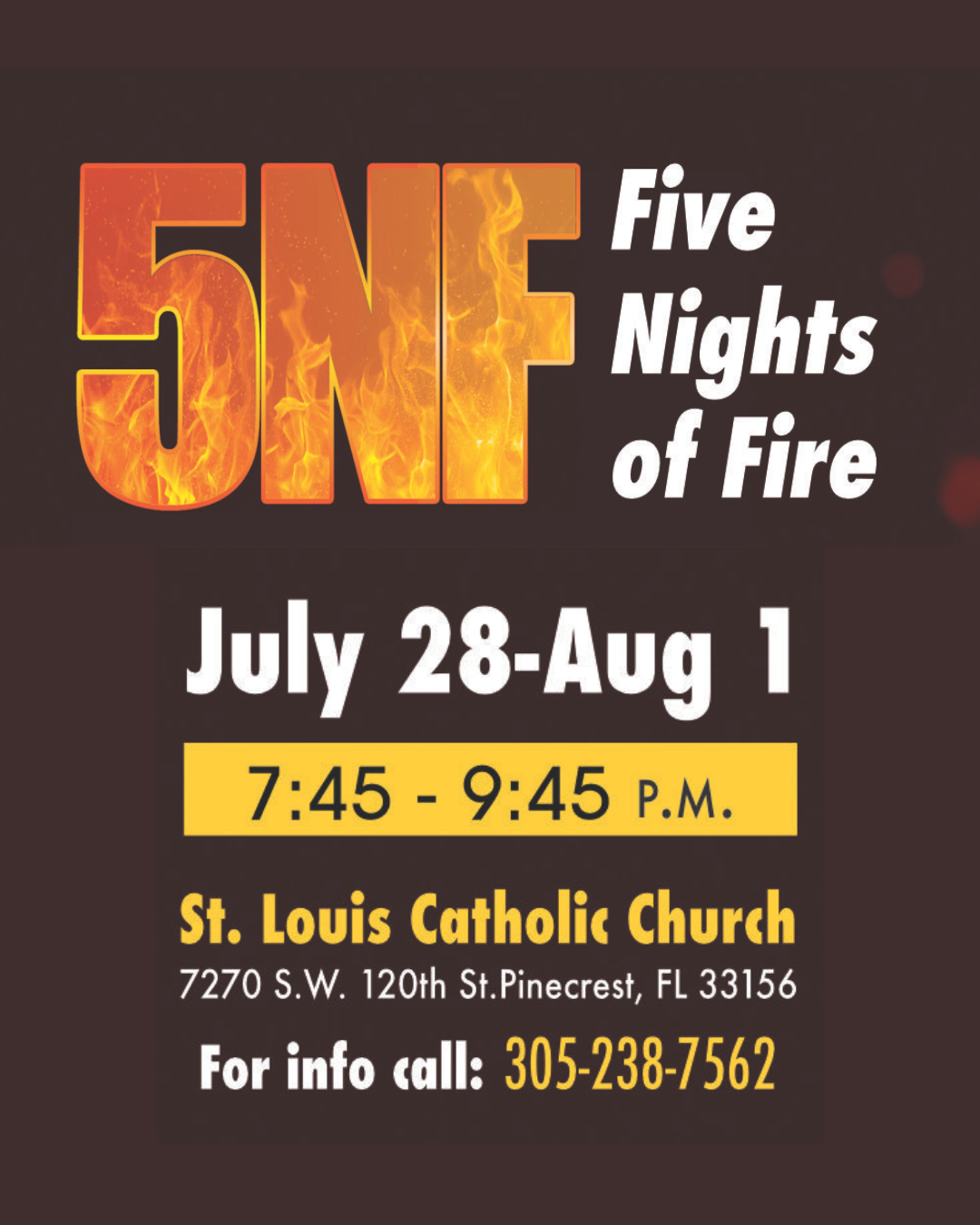 5 Nights of Fire                                                                                                                                                                                                                                                                                            