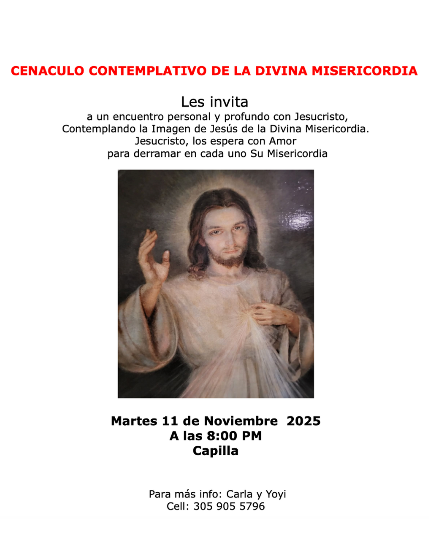 Cenáculo Contemplativo de la Divina Misericordia