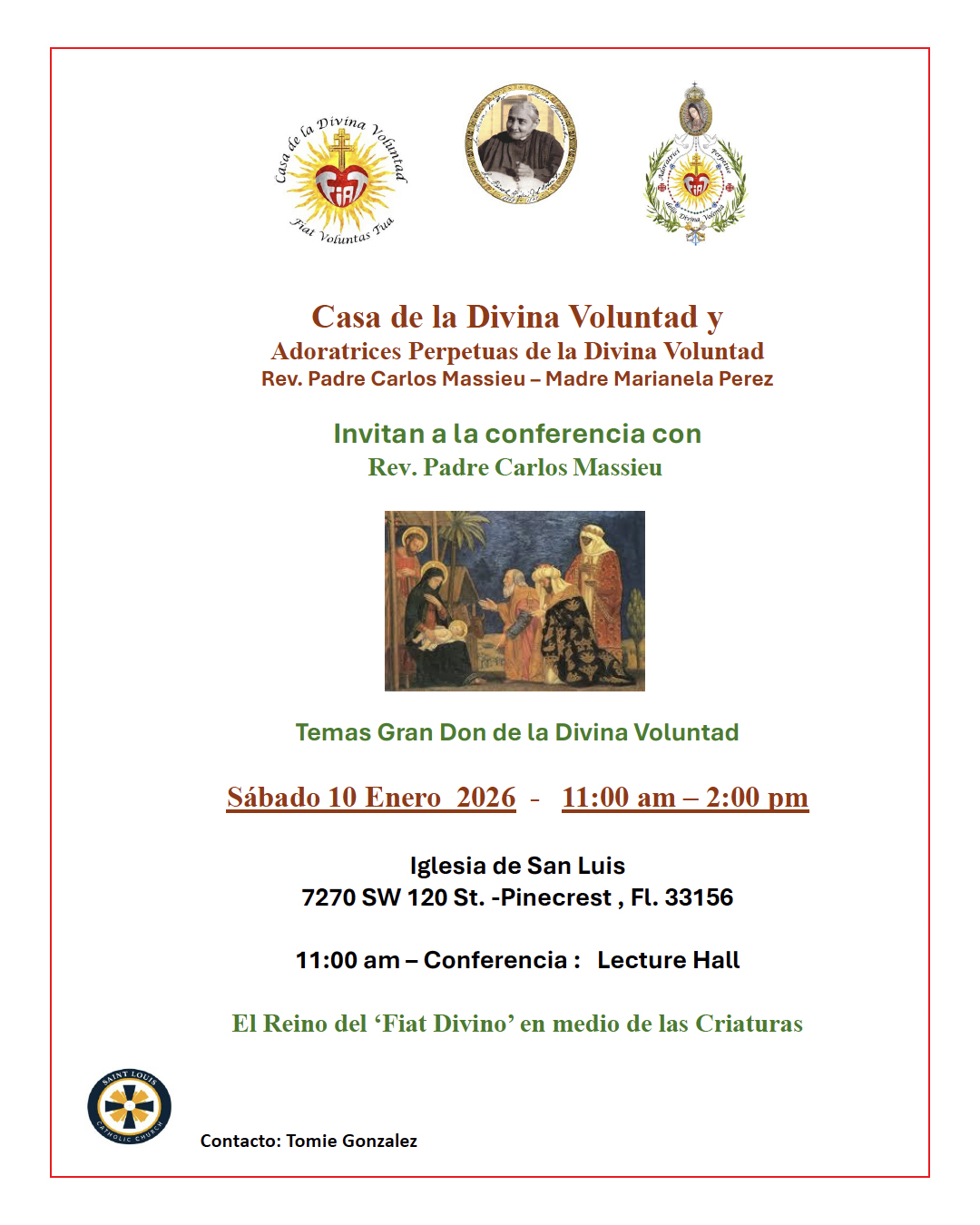 Casa de la Divina Voluntad (Conferencia del Rev. Padre Carlos Massieu)