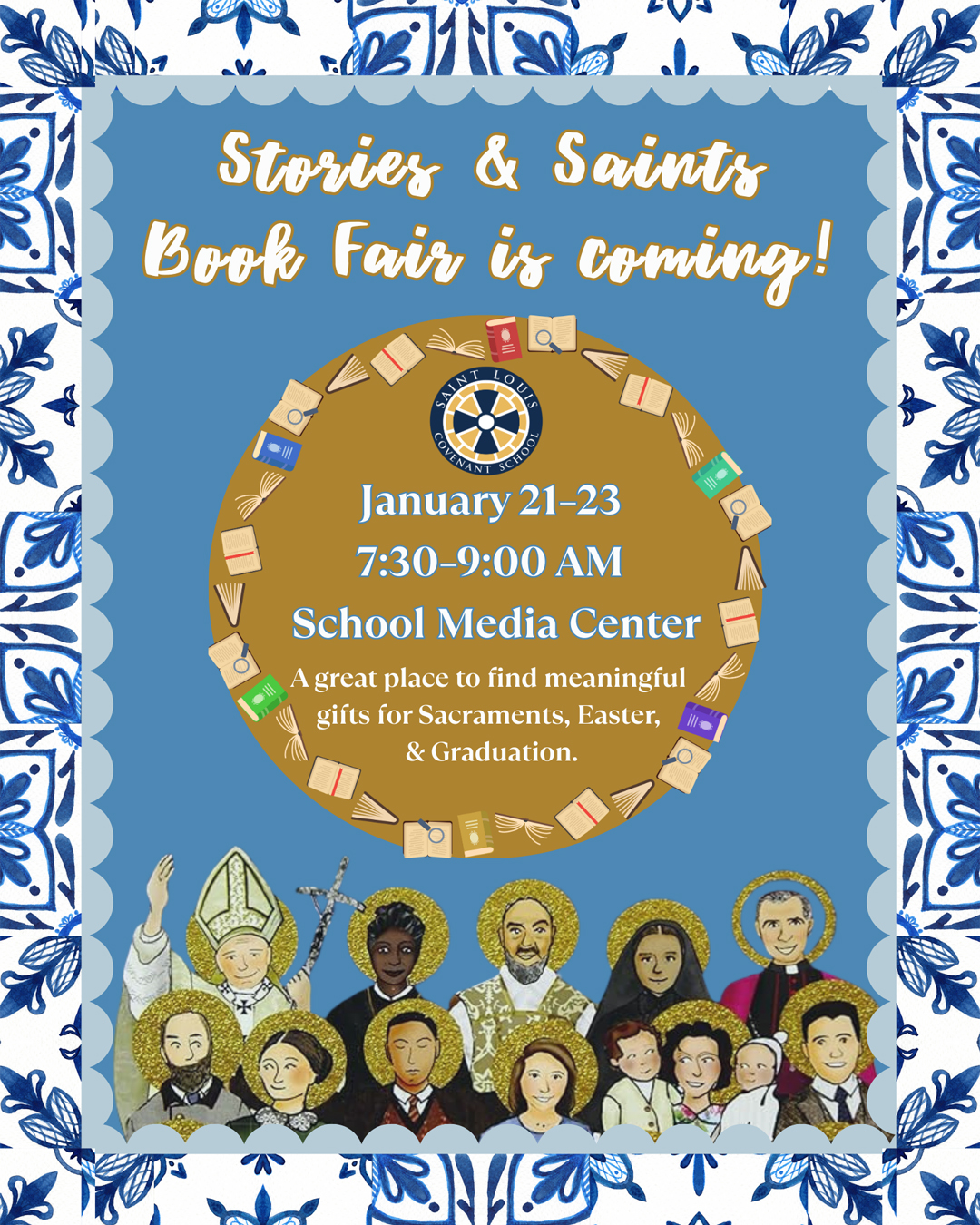 Stories & Saints Book Fair