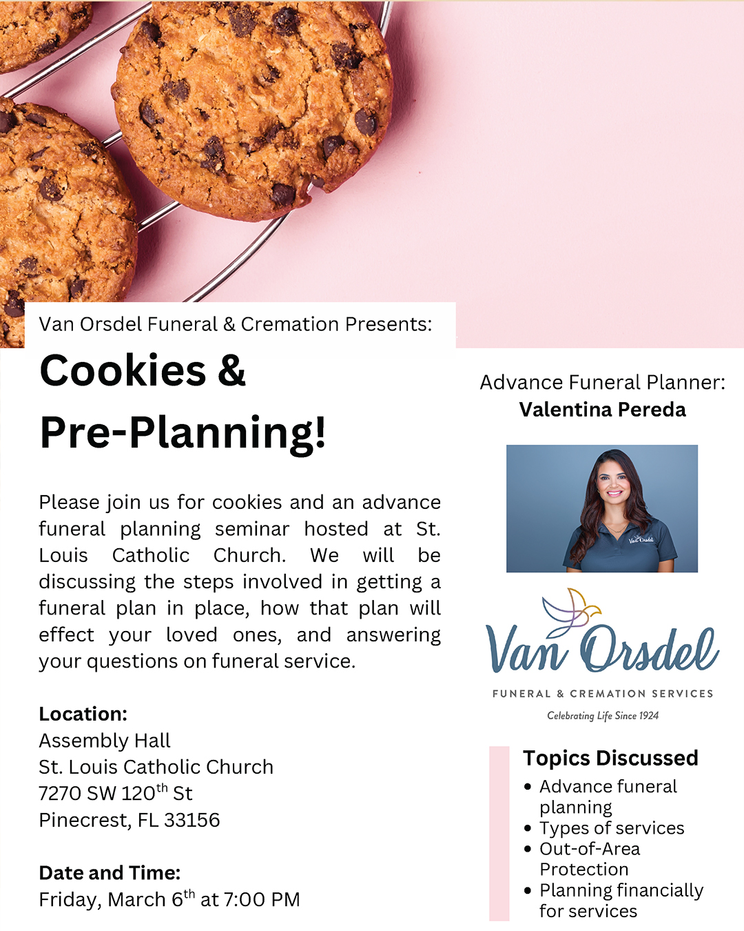 Cookies & Pre-Planning