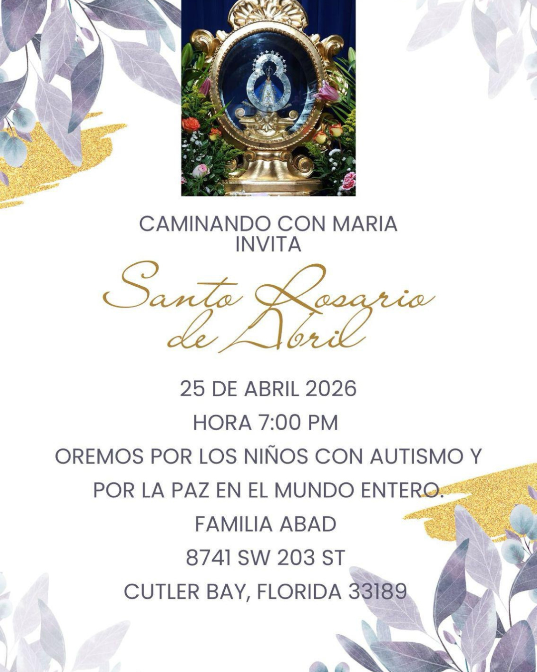 Santo Rosario de Abril                                                                                                                                                                                                                                                                                      