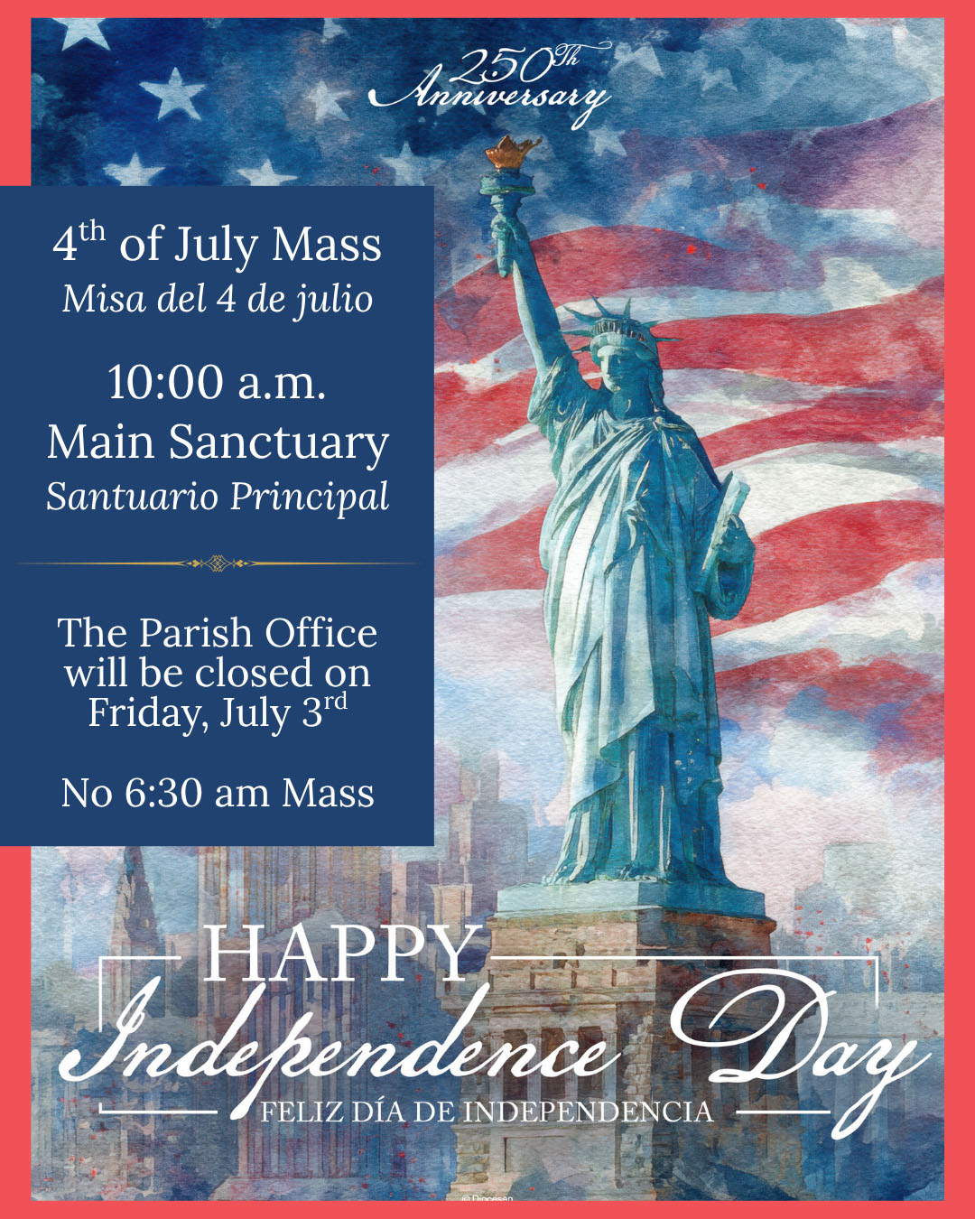 Fourth of July Mass (Bilingual)                                                                                                                                                                                                                                                                             