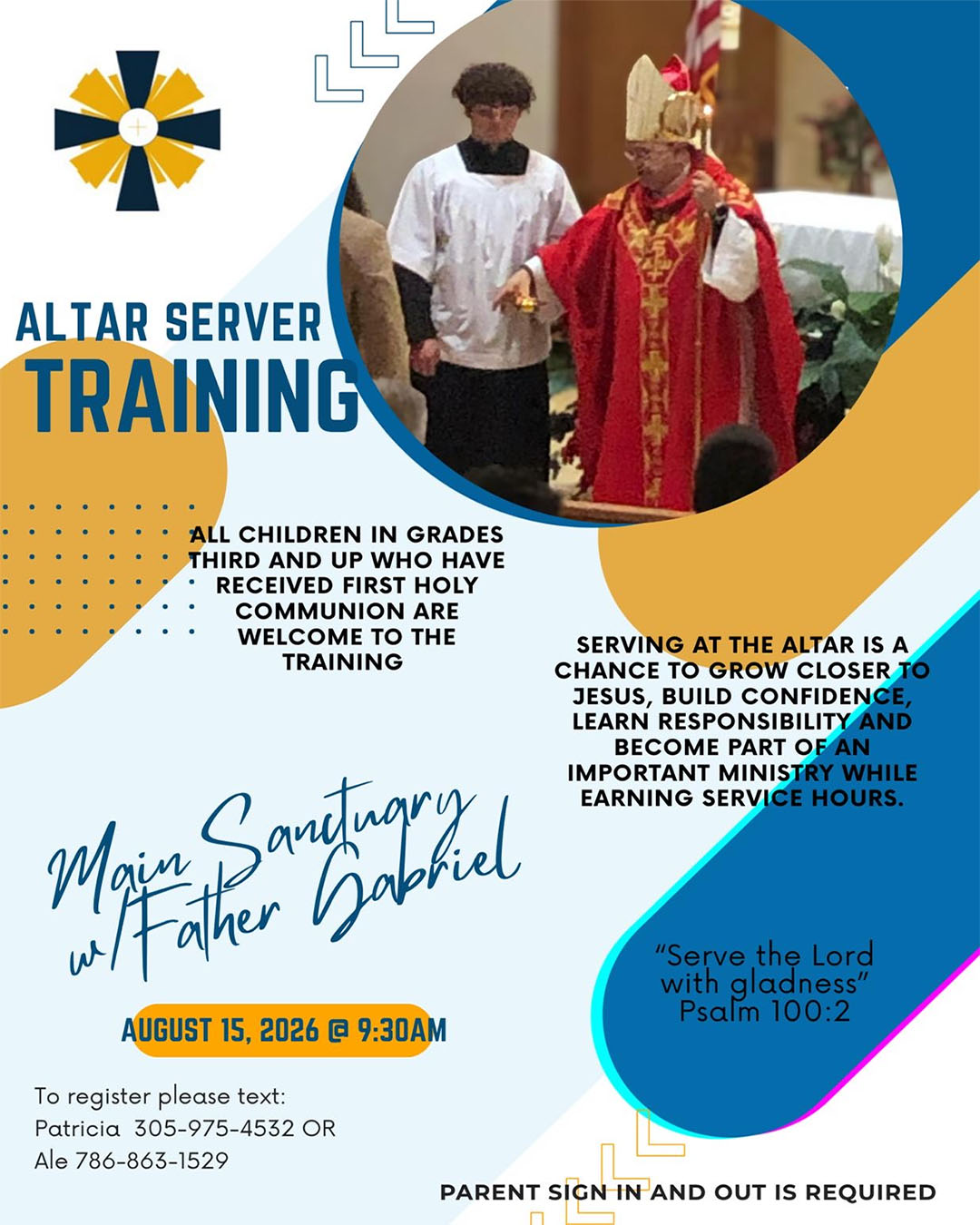 Altar Server Training                                                                                                                                                                                                                                                                                       