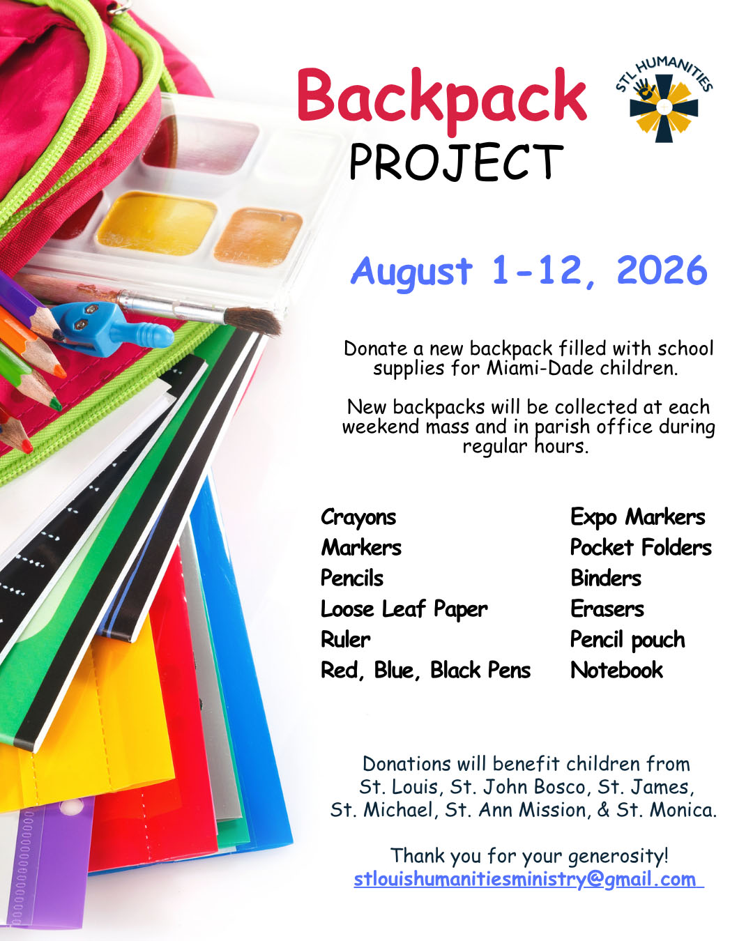 Humanities Backpack Project                                                                                                                                                                                                                                                                                 