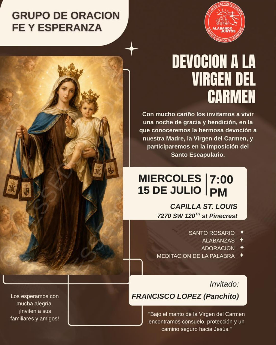 Devoción a la Virgen del Carmen                                                                                                                                                                                                                                                                            