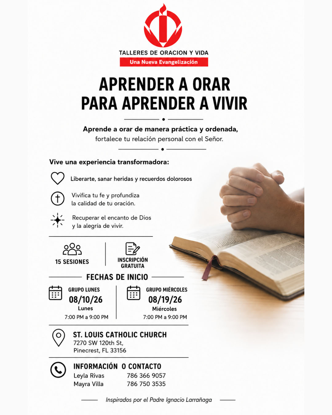 Talleres de Oración y Vida                                                                                                                                                                                                                                                                                 