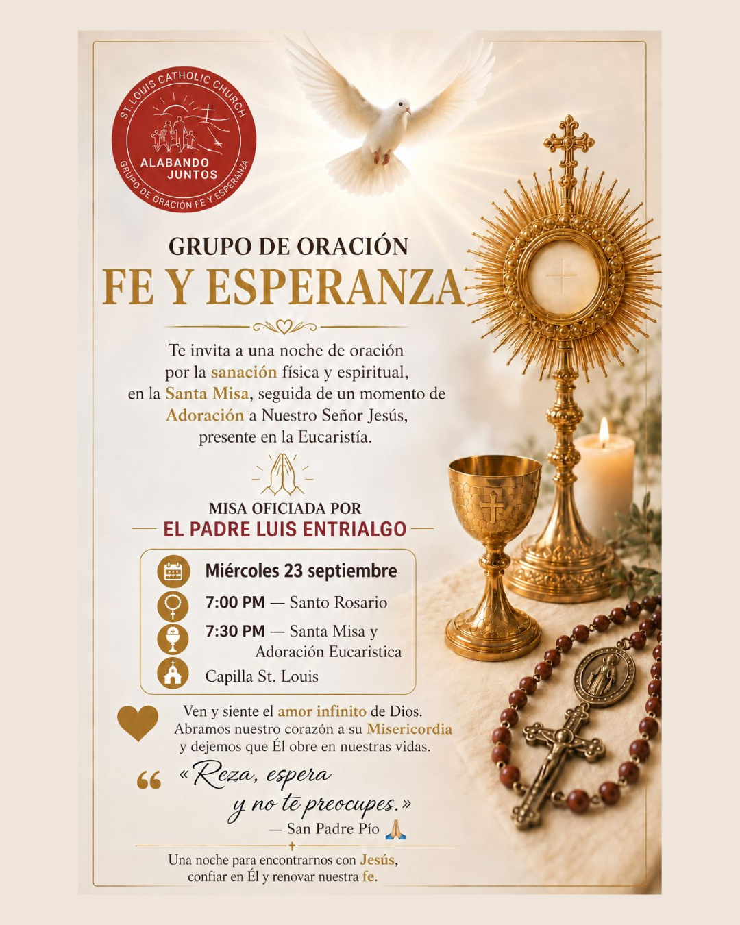 Grupo de Oración Fe y Esperanza                                                                                                                                                                                                                                                                            