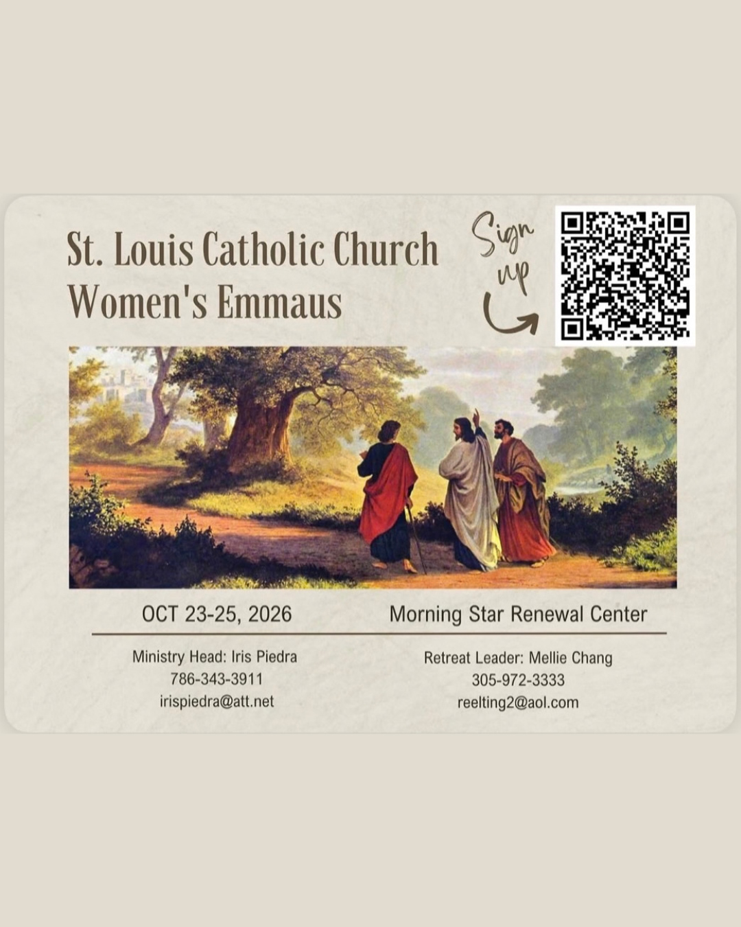 Women’s Emmaus Retreat                                                                                                                                                                                                                                                                                    