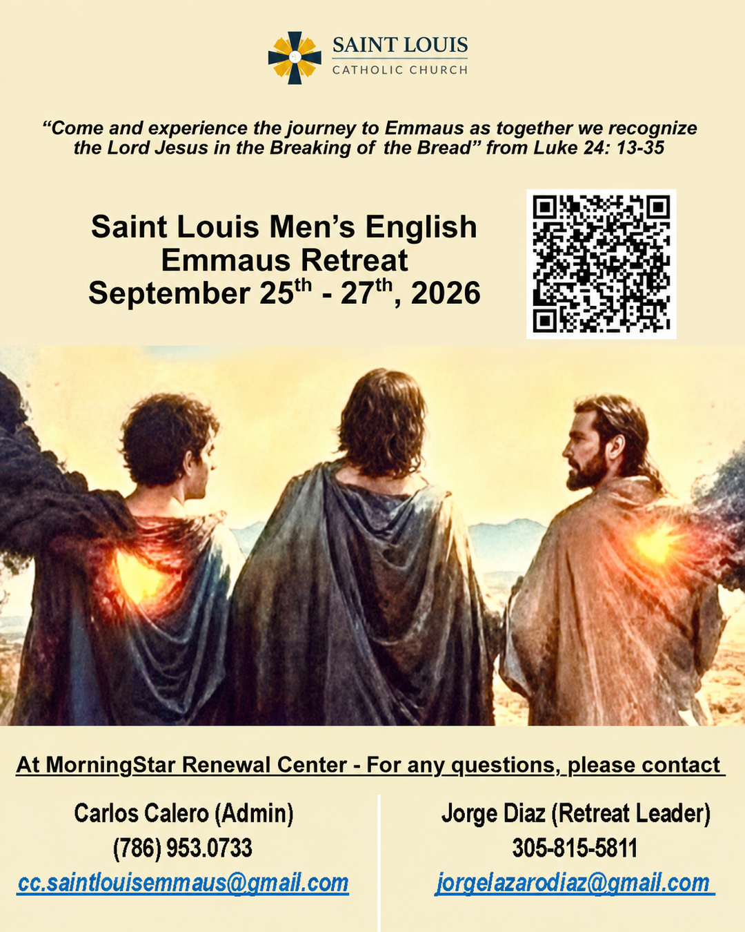 Men’s Emmaus Retreat                                                                                                                                                                                                                                                                                      