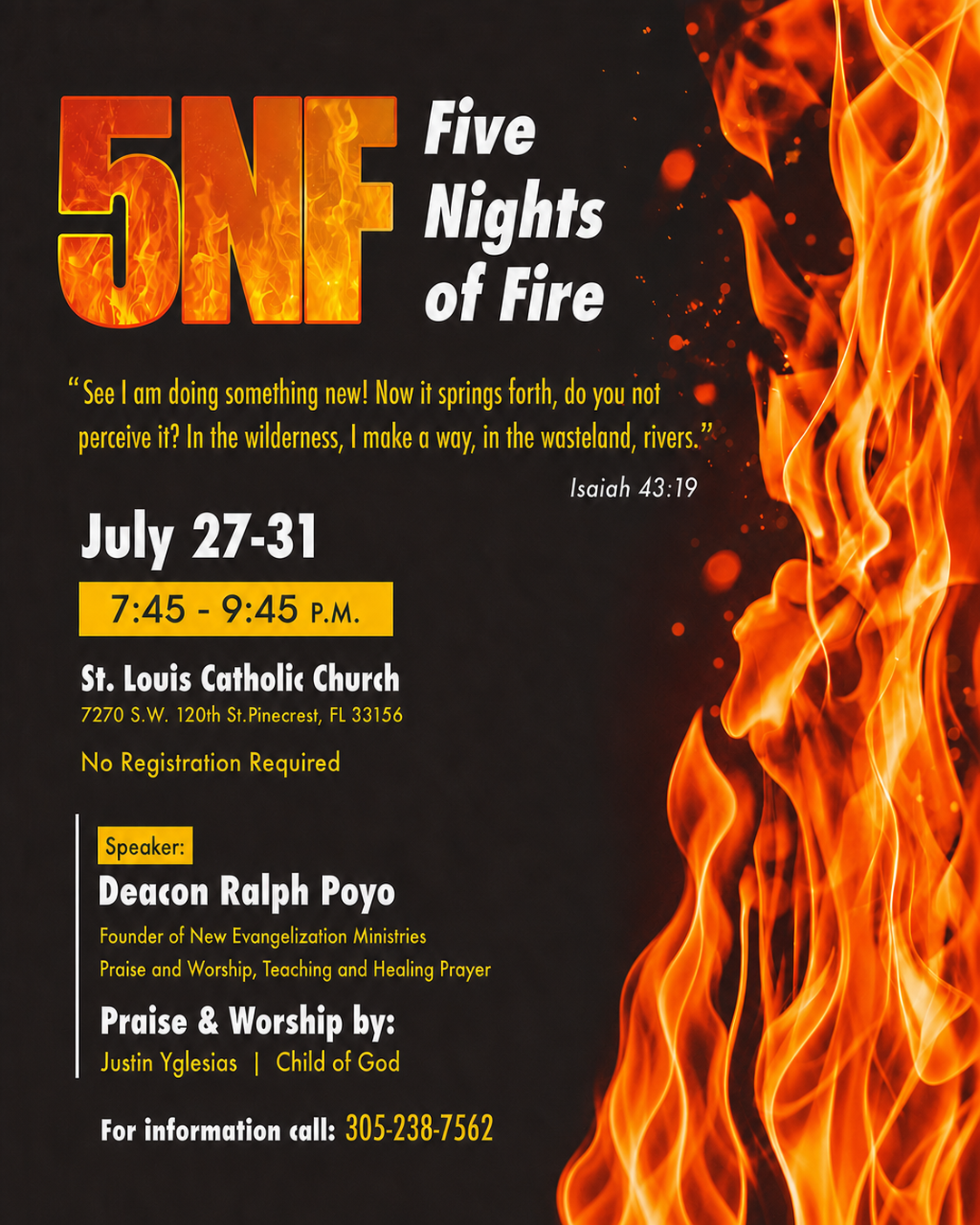Five Nights of Fire                                                                                                                                                                                                                                                                                         